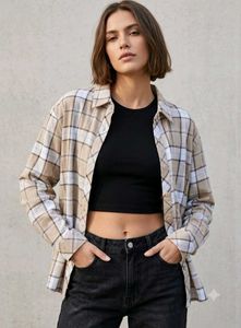 Casual Plaid Button-Up Shirt