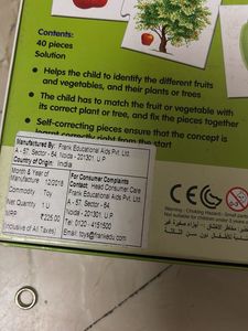 Fruits &amp; Vegetables Puzzles for Kids