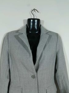 Light Grey Formal Blazer For Women's