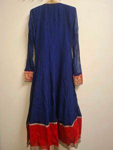 Beautiful Blue Embroidered Kurta