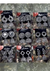 Designer Jhumka Earrings Set of 9
