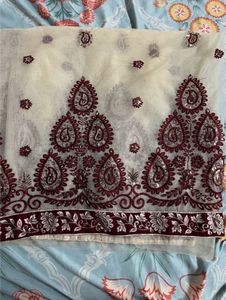 Elegant Beige Light Brown Saree