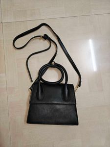 Black Mini Top Handle Bag