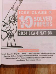 ICSE Class 10 Questions Bank