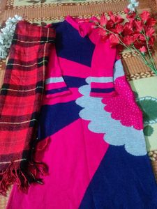 Woolen Kurta N Duptta
