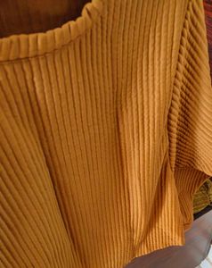 SHEIN Brown Corduroy Sweater / Pullover