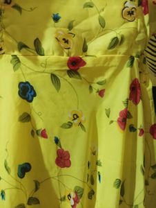 Floral Yellow Ethnic Gown