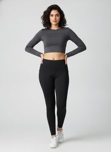 Athletic Crop Top & Leggings Set