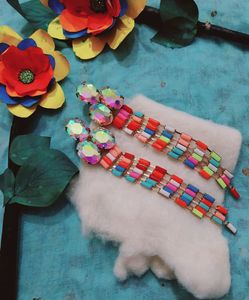 Western Multicolor Dangle Earing😍