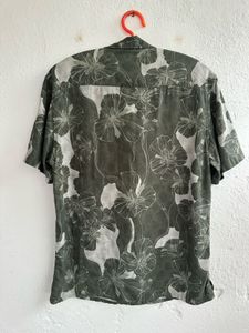 Men's Floral Print Short Sleeve Shirt