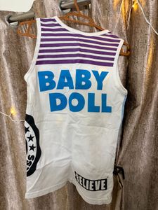 Baby Doll Graphic Tank Top
