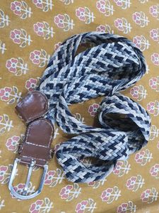Stretchable design Braided Woven Stretch Belt