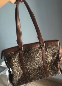 Stylish Floral Print Tote Bag