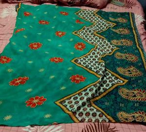 Saree With Blouse Combo 😍
