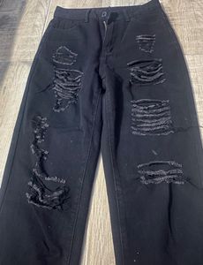Black Ripped Jeans