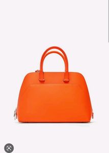 Zara monochrome orange city bag