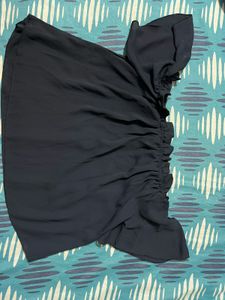 Elegant Navy Blue Blouse -34