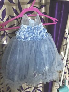 Beautiful Blue Baby Girl Dress