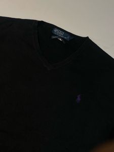 Polo Ralph Lauren Black V-Neck Sweater