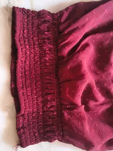 Maroon Off solder crop top💗