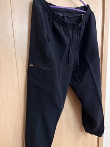 Cool blue cargo pants