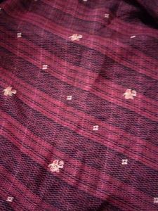 Maroon &amp; Black Saree