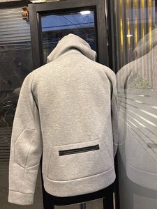 Gray Zip-Up Hoodie
