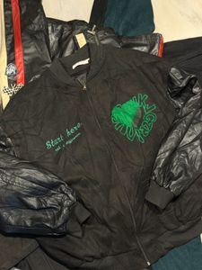 Embroidered Bomber Jacket