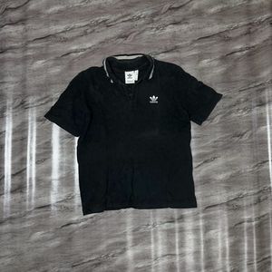 Adidas Black Polo T-Shirt