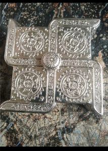 Antique Silver dryfruits organizer