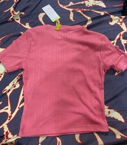 Charming Pink Bow Top
