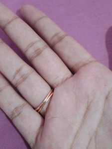 new rose gold plated ring