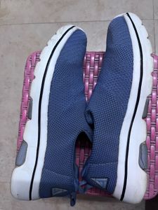 Blue Action Memory Foam Slip-On Shoes