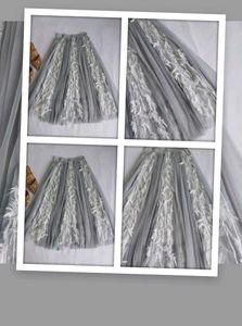 Elegant Feather Tulle Skirt 🎐✨️
