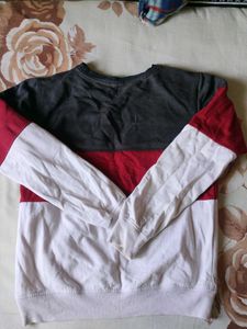 Color Block Crewneck Sweatshirt