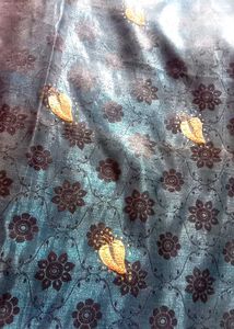 Ombre Velvet Saree with Embroidery