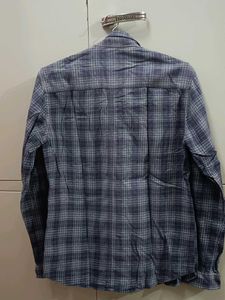 Men's Blue Checkered Casual Shirt