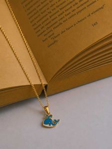 Cute Whale Pendant Necklace