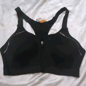 Front Zip Sports Bra