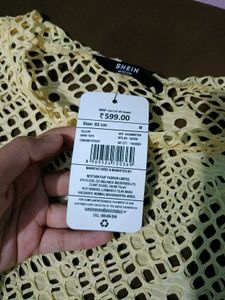 Crochet Mesh Crop Top