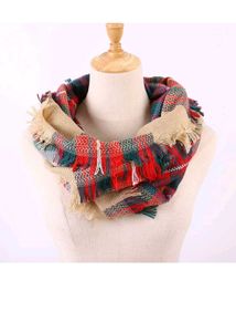 Cozy Plaid Scarf(wool)