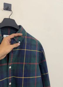 Men's Plaid Button-Up Shirt