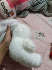 Cute White Bunny Stuffed Toy