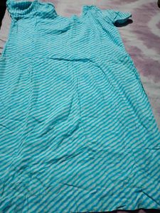 Blue Striped Kurta