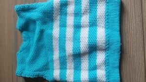 Striped Knit Sweater Vest