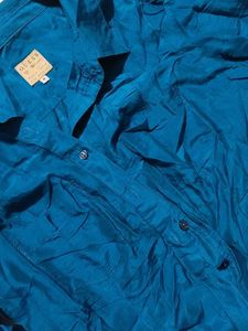 Guess Teal Button-Up Shirt