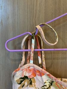 Pink Floral Tie-Up Top 🌸