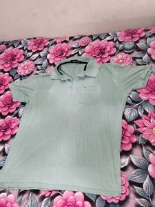 Men's Light Green Polo Shirt