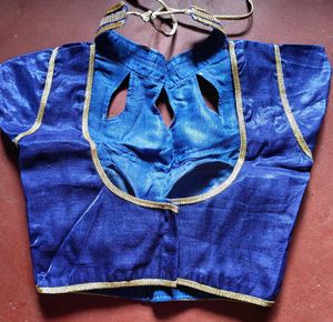 Royal Blue Designer Blouse