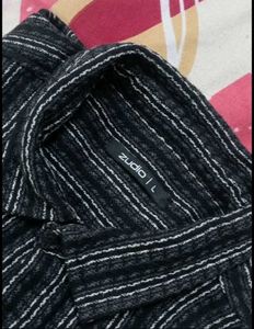 Striped Button-Down Shirt